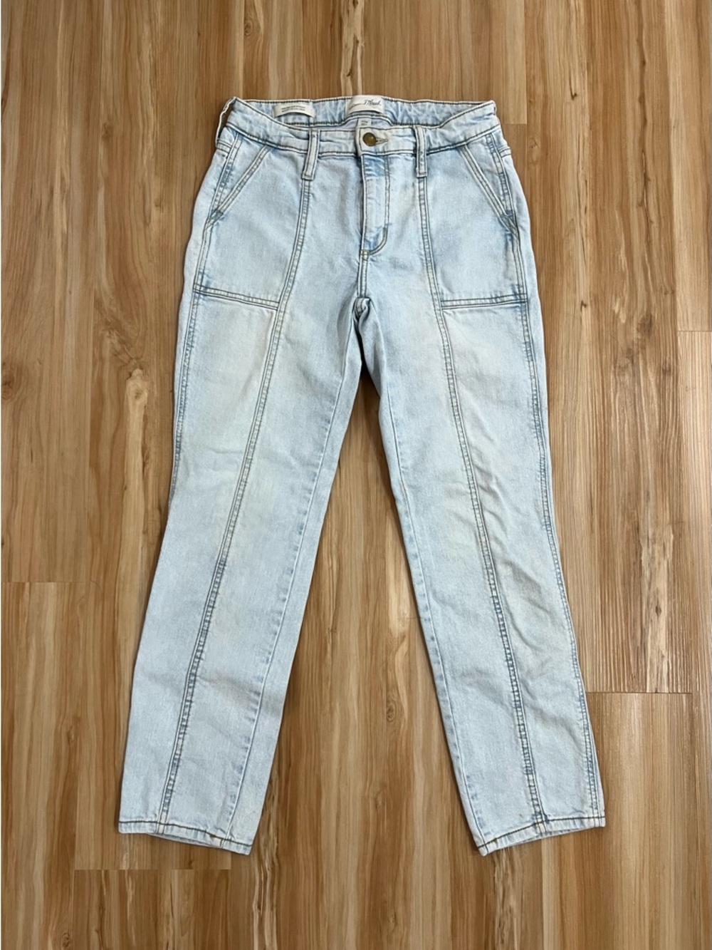 Light Wash High-Rise Jeans